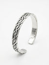 SHINING’s Celtic Kada | Cuff Style Silver Kada for Men | 925 Sterling Silver