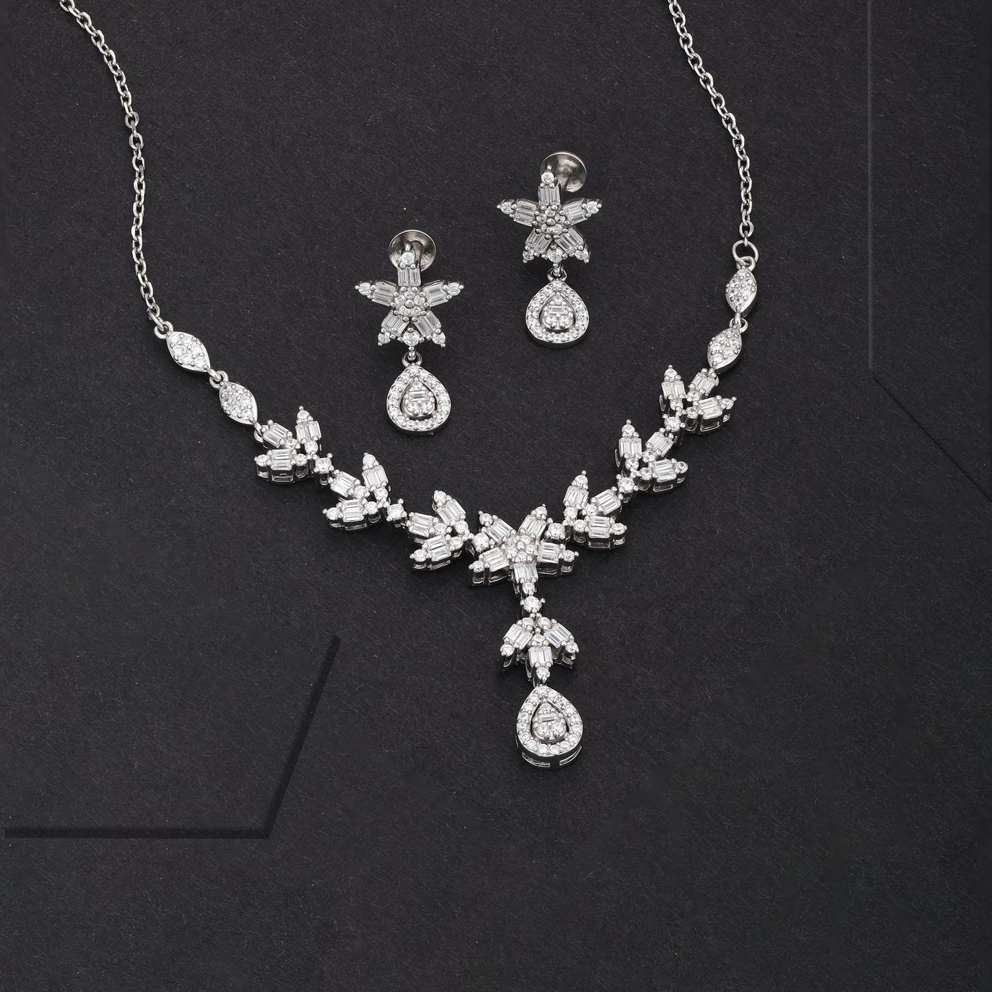 Winter Bliss Necklace- 925 Sterling Silver