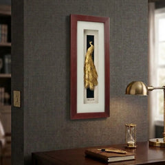SHINING’s Peacock 24K Gold Wall Hanging Display