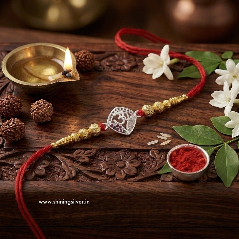 SHINING’s Pure Silver Rakhi