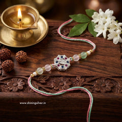 SHINING’s Divine Silver Rakhi
