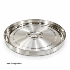 SHINING’s 925 Classic Pure Silver Dinner Set | Premium Silver Thali Set