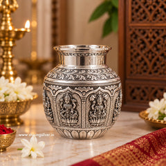 SHINING’s Ashta Laxmi Kalash- 925 Pure Silver