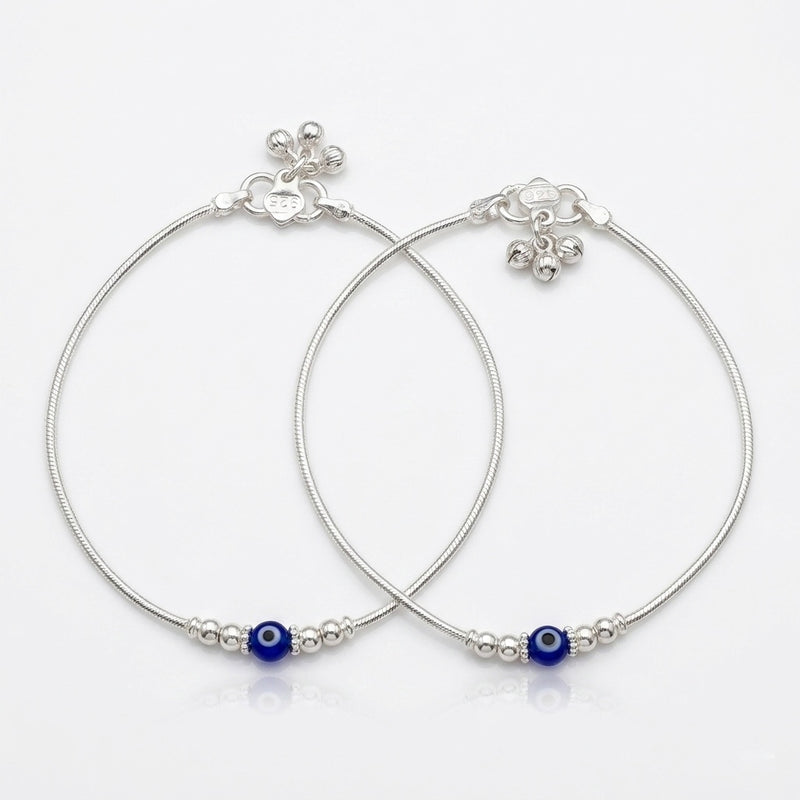 SHINING’s Evileye Anklet Payal | 925 Sterling Silver