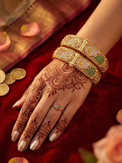 SHINING’s 925 Silver bangles in Gold Plating | Shining Silver | The Gilded Chapter