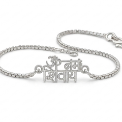 SHINING’s Silver Om Namah Shivay Rakhi