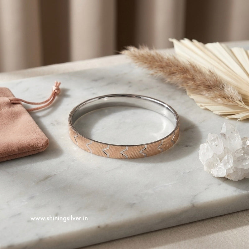 SHINING’s Statement Rosegold Kada | 925 Sterling Silver