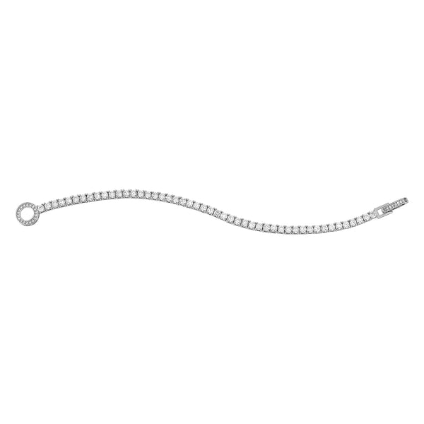 Solitare Tennis Bracelet- 925 Sterling Silver