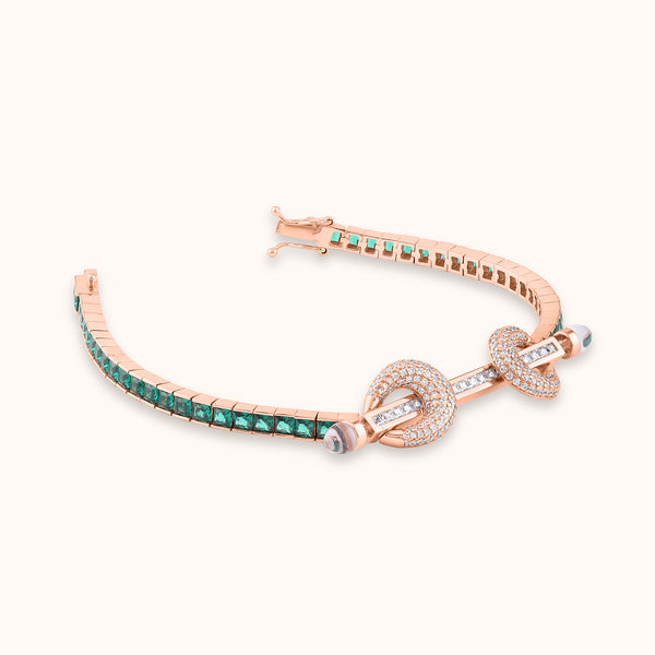 Emerald Studded Bracelet