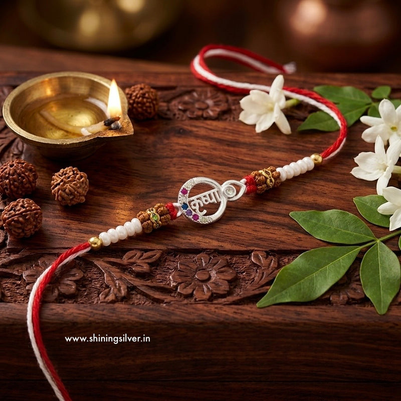 SHINING’s Krishna Silver Rakhi