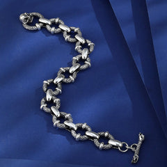 SHINING’s Skull Men’s Bracelet | 925 Pure Silver