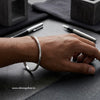Sleek Silver Kada For Men | 925 Pure Silver