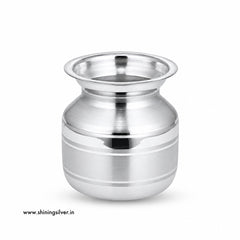 SHINING’s 999 Pure Silver Pooja Lota | 150 ML