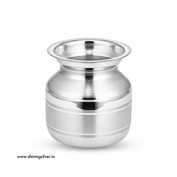SHINING’s 999 Pure Silver Pooja Lota | 150 ML