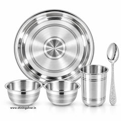 SHINING’s 925 Pure Silver Utensils Set | Silver Dinner Set | Shining Silver