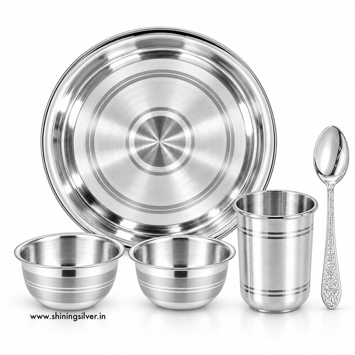 SHINING’s 925 Pure Silver Utensils Set | Silver Dinner Set | Shining Silver