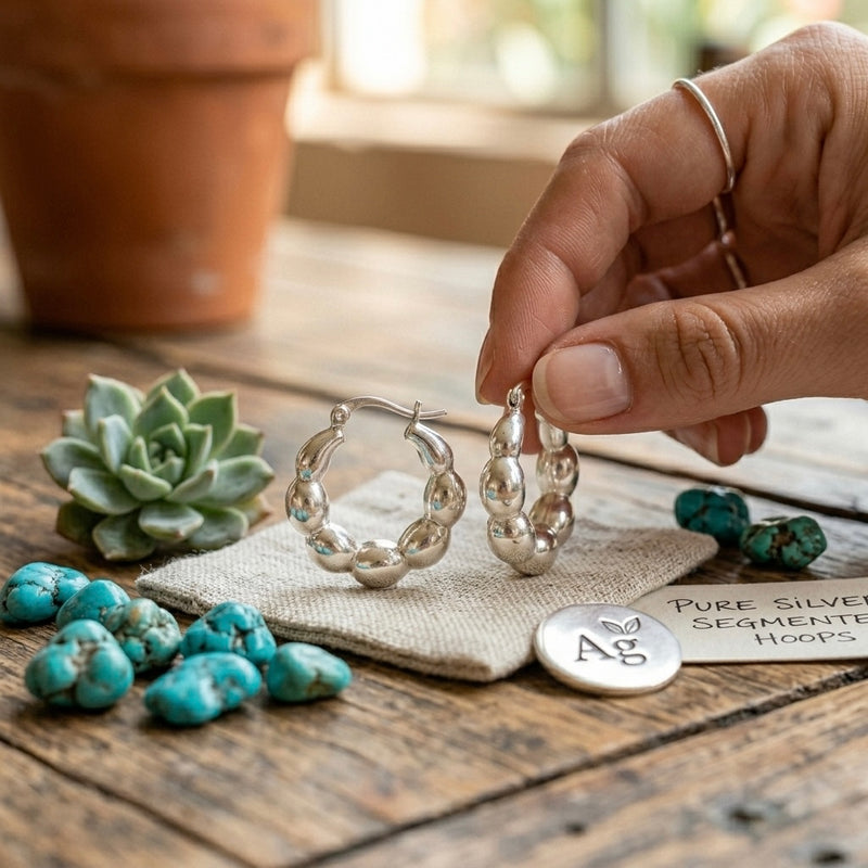 SHINING’s Silver Hoops | 925 Sterling Silver