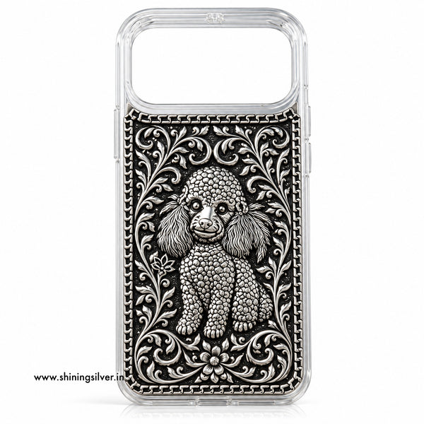 SHINING’s 925 Silver Puppy Mobile Cover