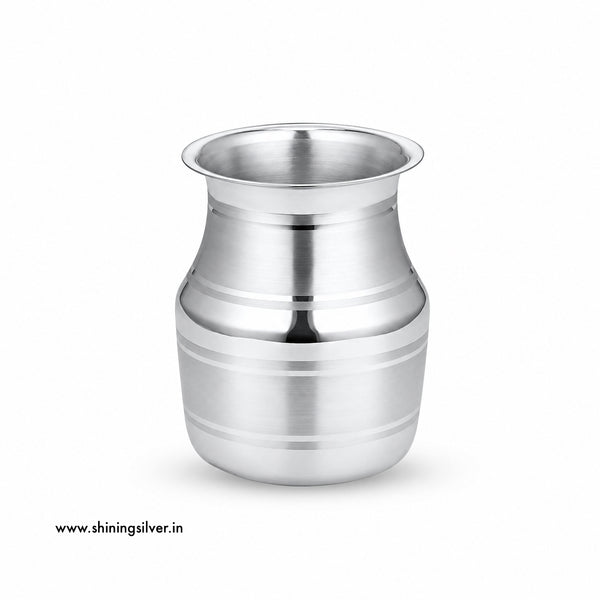 SHINING’s 999 Pure Silver Pooja Lota | 200 ML