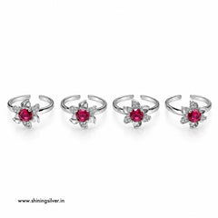 SHINING’s 925 Sterling Silver Flower Bichiya
