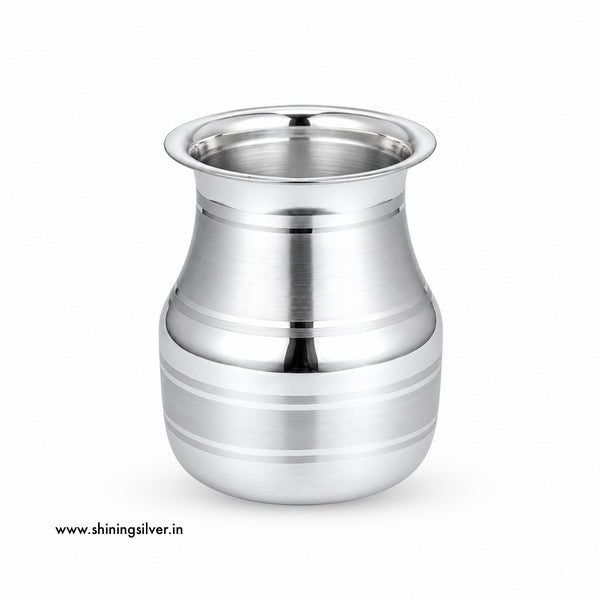 SHINING’s 999 Pure Silver Pooja Lota | 100 ML