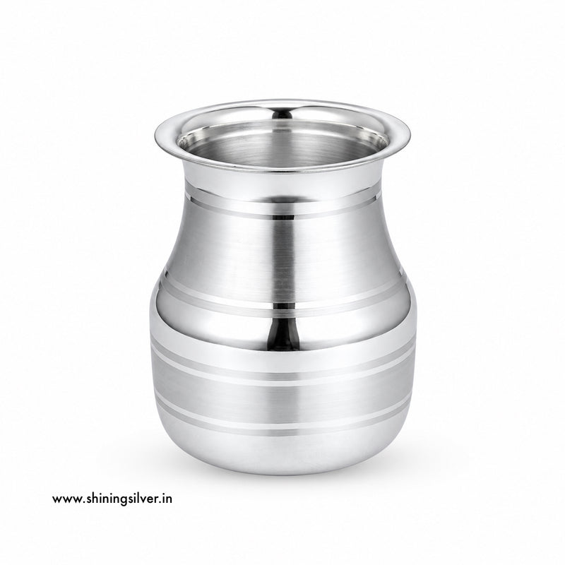 SHINING’s 999 Pure Silver Pooja Lota | 100 ML