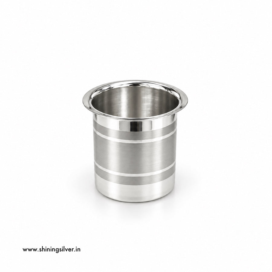 SHINING’s 925 Sterling Silver Panch Patra Vessel for Puja