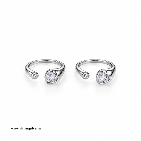 SHINING’s 925 Sterling Silver Heart Bichiya