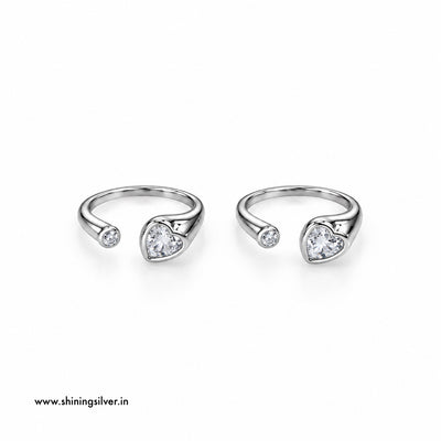 SHINING’s 925 Sterling Silver Heart Bichiya