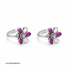 SHINING’s 925 Pure Silver Floral Bichiya