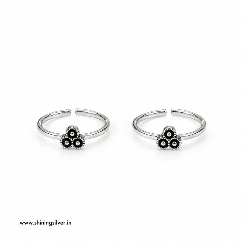SHINING’s 925 Pure Silver Oxidised Bichiya