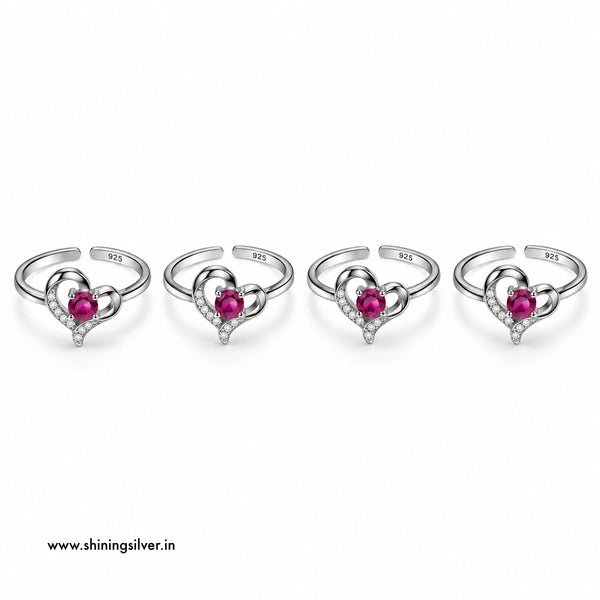 SHINING’s 925 Pure Silver Heart Bichiya