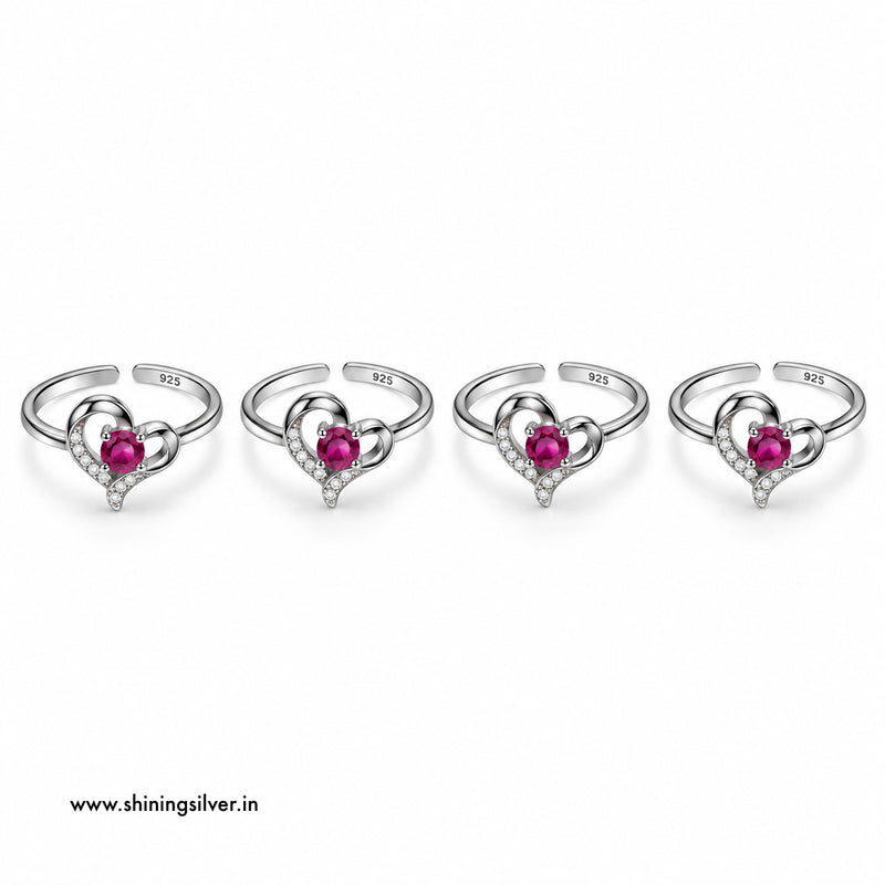 SHINING’s 925 Pure Silver Heart Bichiya