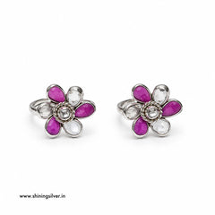 SHINING’s 925 Pure Silver Floral Bichiya