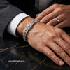 SHINING’s CZ Men's Drip Cuban Bracelet