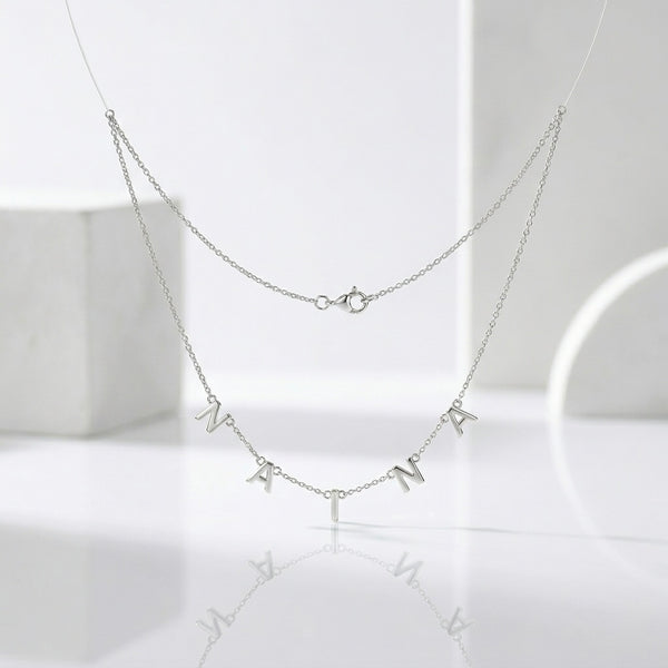 Customise Name Chain 925 Sterling Silver