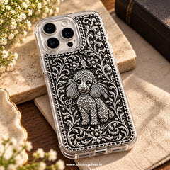 SHINING’s 925 Silver Puppy Mobile Cover