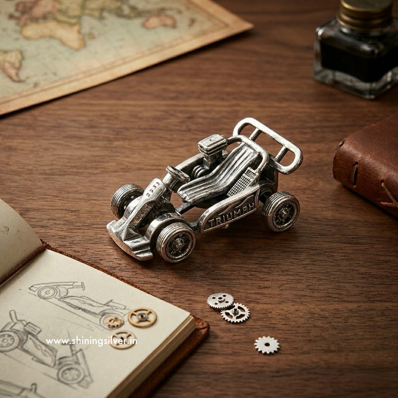 SHINING’s Silver Toy Car | 925 Sterling Silver
