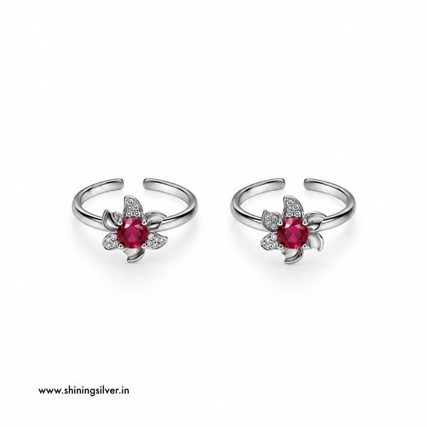 SHINING’s 925 Sterling Silver Flower Bichiya