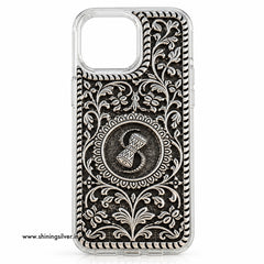 SHINING’s 925 Silver Damru Mobile Cover