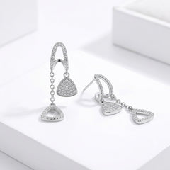 SHINING’s Dangler Earrings | 925 Sterling Silver | Shining Silver