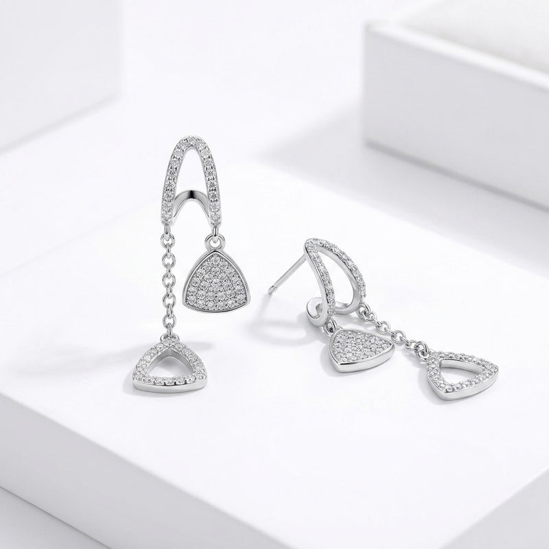 SHINING’s Dangler Earrings | 925 Sterling Silver | Shining Silver