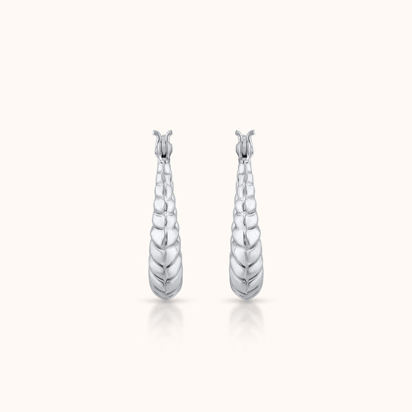 SHINING’s 925 Silver Hoop Earrings