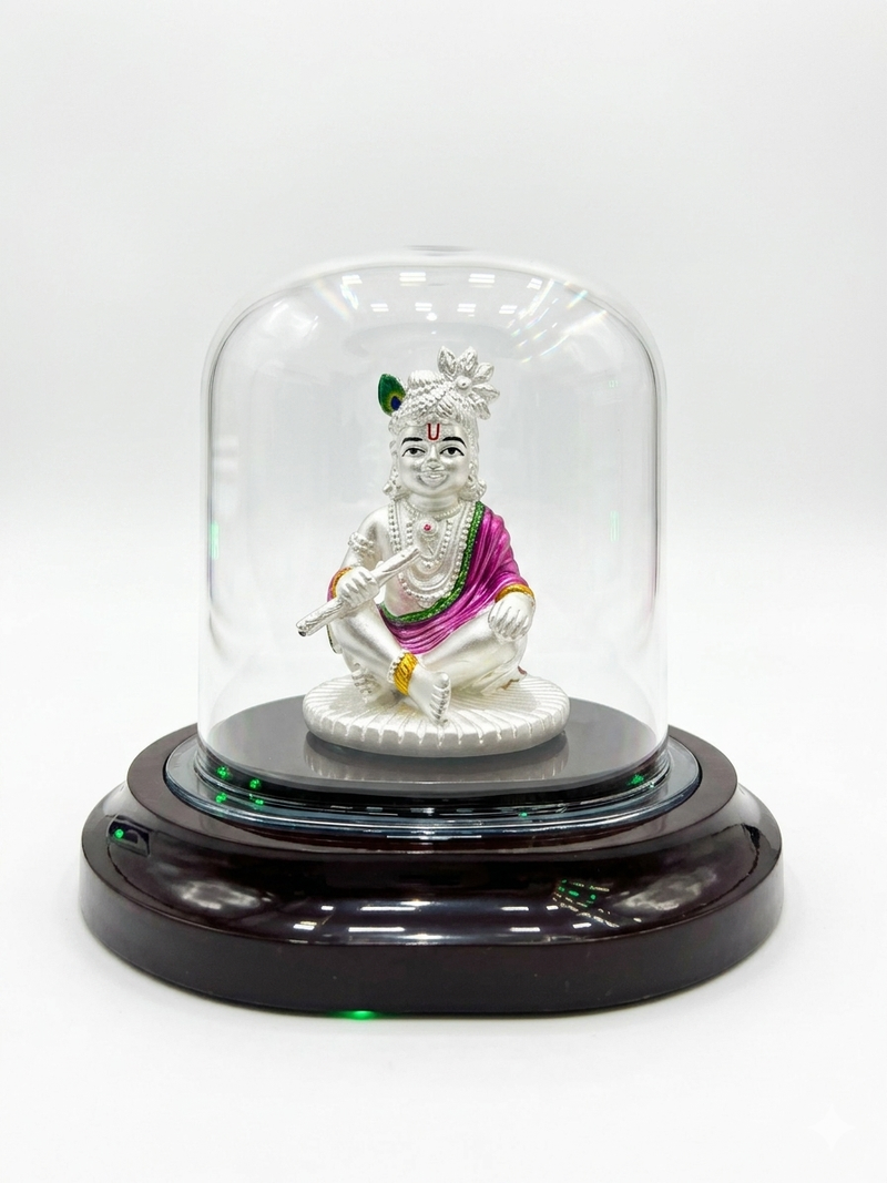 SHINING’s Bal Krishna Silver Idol | 999 Pure Silver