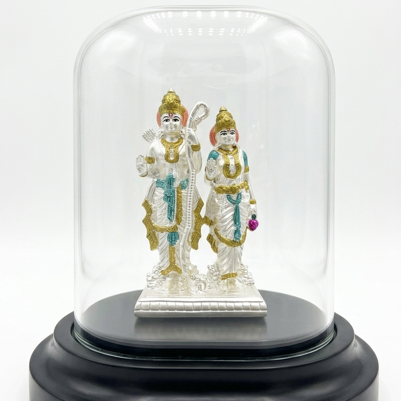SHINING’s Ram-Sita Silver Idol | 999 Pure Silver