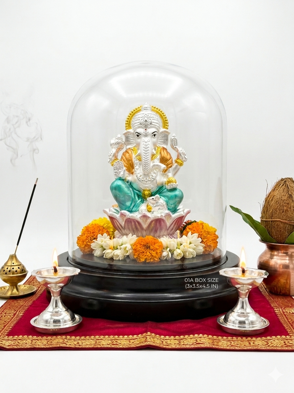 SHINING’s Ganesh Silver Idol | 999 Pure Silver