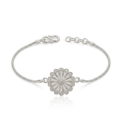 SHINING’s Silver Sunflower Rakhi