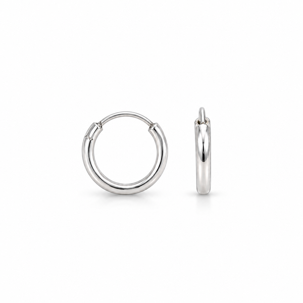 925 Silver Bali for Men | 1.6 cm Silver Hoop Earring