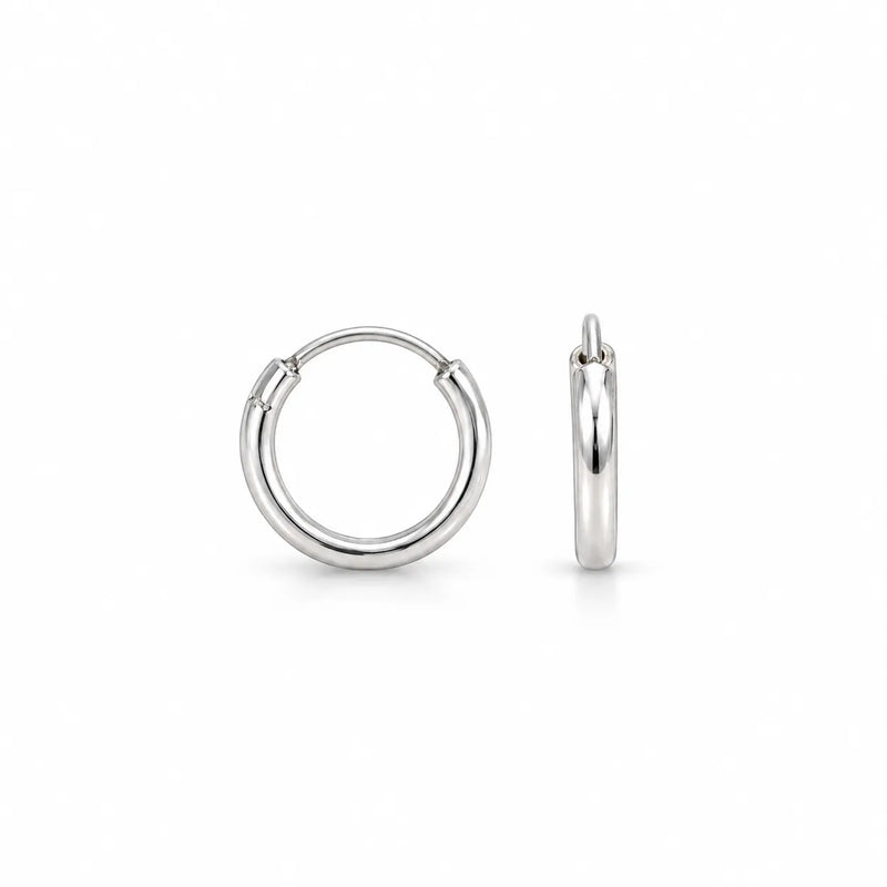 925 Silver Bali for Men | 1.6 cm Silver Hoop Earring