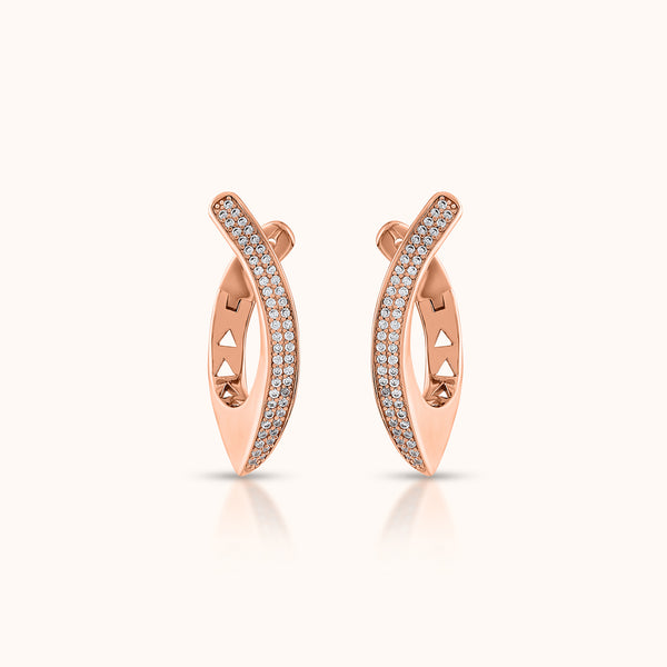 SHINING’s Celestia Mist Hoops 925 Sterling Silver